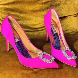 Badgley Mischka Pink Cher Heels
